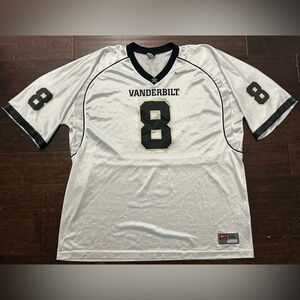 Vintage Men’s Nike Vanderbilt Commodores White/Black Football Jersey - Size 3XL